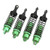 4pcs RC Front Rear Shock Absorbers for LOSi Lasernut U4 Tenacity 1/10 Off Road VehiclesGreen
