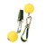 Climbing Pull Up Hand Grips Ball Set with Webbing Buckle Fitness Non Slip Arm Strength Training Exercise Ball72mm