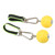 Climbing Pull Up Hand Grips Ball Set with Webbing Buckle Fitness Non Slip Arm Strength Training Exercise Ball72mm