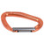 Outdoor Mountaineering Carabiner Rock Climbing Safety Hanging Buckle Orange Straight Door