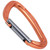 Outdoor Mountaineering Carabiner Rock Climbing Safety Hanging Buckle Orange Straight Door