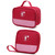 Empty Emergency Bag Travel Pouch with Zipper Compact Storage Survival Bag for Car Workshop Cycling Outdoors Red