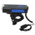 Bicycle Head Light USB Rechargeable Night Riding Waterproof Bike Front Light with HornBlue
