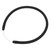 3x16mm Natural Latex Tube V Shaped Thread Latex Tube Elastic Latex Rubber Tubing for Underwater Fishing 75mm / 3.0in