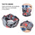 Kids Foam Dart Bullet Clips Vest with Glasses Wrist Band Hoods Funny Outdoor Game Toy Set