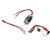 RC Brushed Motor ESC Set 28T 390 Brushed Motor with 30A Brushed ESC JST Female to 4.0mm Female Adapter Cable for 1/16 1/18 RC Car Boat