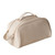 Cosmetic Bag Large Capacity Makeup Bag Double Zipper Portable Travel Toiletry Bag White
