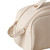 Cosmetic Bag Large Capacity Makeup Bag Double Zipper Portable Travel Toiletry Bag White