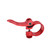 Bike Seats Post Clamp Corrosion Resistant Durable Aluminum Alloy Seats Tube Clip for BicycleRed
