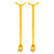 2Pcs/Set Golf Swing Trainer Alignment Training Aid 

Wrist Control Posture Correcting 

Practice ToolsYellow