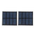 2pcs 0.9W 2V Solar Panel Professional High Efficiency Polysilicon Solar Panel for Emergency Lights Advertising Lights