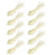 Soft PVC Luminous Artificial Lifelike Squid Fishing Lure Fish Bait Swimbait (10pcs 6.5cm)