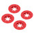 4pcs RC Brake Disc Aluminum Alloy Brake Caliper for 2.2 Inch Wheel 1/10 RC Crawler CarRed