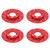 4pcs RC Brake Disc Aluminum Alloy Brake Caliper for 2.2 Inch Wheel 1/10 RC Crawler CarRed