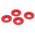 4pcs RC Brake Disc Aluminum Alloy Brake Caliper for 2.2 Inch Wheel 1/10 RC Crawler CarRed