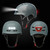 LED Bike Helmet with Light USB Rechargeable Protective Helmet with Warning Light for Balance Bike Scooter Night Cycling Rock Climbing