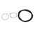 Universial Bicycle Brake Cable Housing Kit Bike Brake Inner Wire Tube Replacement Set with CapsFor Mountain Bike
