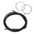 Universial Bicycle Brake Cable Housing Kit Bike Brake Inner Wire Tube Replacement Set with CapsFor Mountain Bike