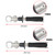 Fish Lip Gripper Fish Scales Professional Fish Holder Stainless Steel Fish Lip Grabber with 15KG/25KG Weight