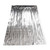 Survival Blanket Lifesaving Sunscreen Thermal Blanket Outdoor Emergency Necessities for Camping Hiking Silver