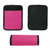 Neoprene Soft Luggage Box Car Door Handle Cover Wrap Grips Suitcase Travel Tags(Pink)