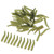 50Pcs/Lot Carp Fishing Hook Sleeve Hair Rig Line Aligner Sleeves Soft Anti Tangle Fishing Tackle Aligner Carp Fishing Accessories