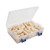 57Pcs Wooden Peg Dolls Birch Material Strong Durable Wood Peg Doll Bodies for DIY Toys Gifts Decoration
