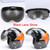 Universal 3 Snap Retro Helmet Visor Windproof Sun Shield Half Face Motorcycle Helmets Visor