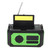 7 in 1 12000mAh Emergency Radio 3 Charging Modes LED with Flashlight Reading Lamp SOS Compass Power Bank Headphone Jack AM FM NOAA Radio