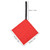 2pcs Kayak Tow Flags Red Safety Hooked Kayak Flag for Boat Canoe Trailer Safety Warning Flag