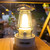 Vintage LED Camping Lantern Battery Operated Camping Tent Lights Outdoor Portable Camping Light for Picnic Emergency