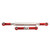 Metal Upgraded Servo Link Rod Steering Pull Rod for MN D90 MN91 MN96 MN99S RC Car PartsRed