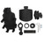 Motorcycle Phone Mount 8 Claw Shock Absorption Silicone Pad Anti Theft Bike Phone Holder for 11 to 27mm Handlebar