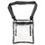 Transparent Bag PVC Waterproof Transparent Purse Portable Clear Bag for Travel Music Festival Black