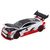 1/32 Sports Racing Car Model Alloy Diecast Pull Back Vehicle Toy with Sound and Light for Toddlers KidsWhite