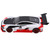 1/32 Sports Racing Car Model Alloy Diecast Pull Back Vehicle Toy with Sound and Light for Toddlers KidsWhite