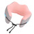 Travel Pillow for Neck Support Memory Foam Slow Rebound U Shaped Head Rest Cushion for Airplane Car Sitting Sleeping L Cardamom pink