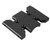 Gearbox Skid Plate Professional Aluminum Alloy High Strength Transmission Mount for SCX10 PRO RC Car Accessories Black