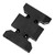 Gearbox Skid Plate Professional Aluminum Alloy High Strength Transmission Mount for SCX10 PRO RC Car Accessories Black