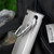 TOMSHOO Titanium Garden Hand Serrated Shovel Outdoor Camping Hiking Backpacking Trowel with Clip