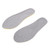 4PCS Warm Shoe Inserts for Men Women PU Fleece Breathable Comfortable Insulating Thermal Feet Insoles for Winter 41-42 Grey