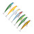 7Pcs Fishing Bait Kit Floating Minnow Simulation Fishing Lure Tackle 11g Per Bait for Freshwater Long Shot