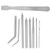 Umbrella Rope Needle Knitting Set Stainless Steel Stitching Lacing Bracelet DIY Tool