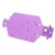 Aluminum Alloy Chassis Upgrade Parts Fit for HSP 94107 94111 94110 94124 RC CarPurple