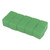 30pcs Plastic Blank Dice Glossy Write On Six Sided Dice Set Plastic Teaching Cubes for Education Board Games Green