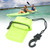 Plastic Transparent Underwater Kayak Sealing Box with Rope Hook for Surfing Canoe Kayak Jaune transparent