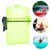 Plastic Transparent Underwater Kayak Sealing Box with Rope Hook for Surfing Canoe Kayak Jaune transparent