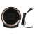 Mini Space Heater 1000W Round Electric Desktop Heater Quiet Operation for Home Bedroom Office Desk Indoor Use Black 95V‑240V EU Plug