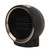 Mini Space Heater 1000W Round Electric Desktop Heater Quiet Operation for Home Bedroom Office Desk Indoor Use Black 95V‑240V EU Plug