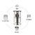 Lixada Portable Stainless Steel Lightweight Wood Stove Outdoor Cooking Picnic Camping Burner